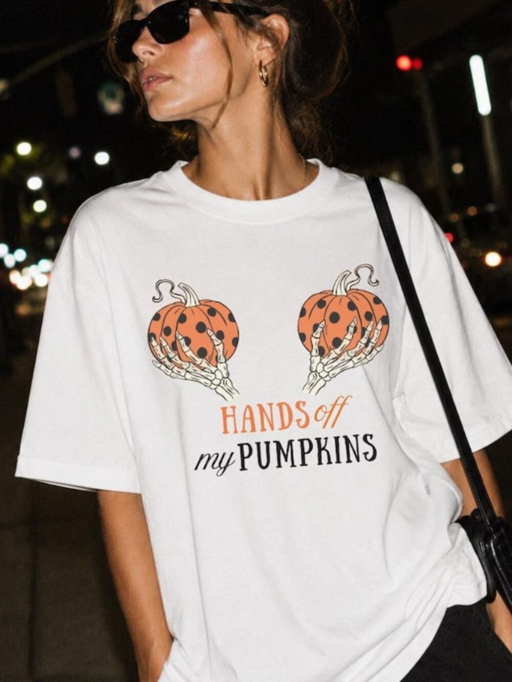 Hands Off My Pumpkins Shirt, Funny Halloween Tee